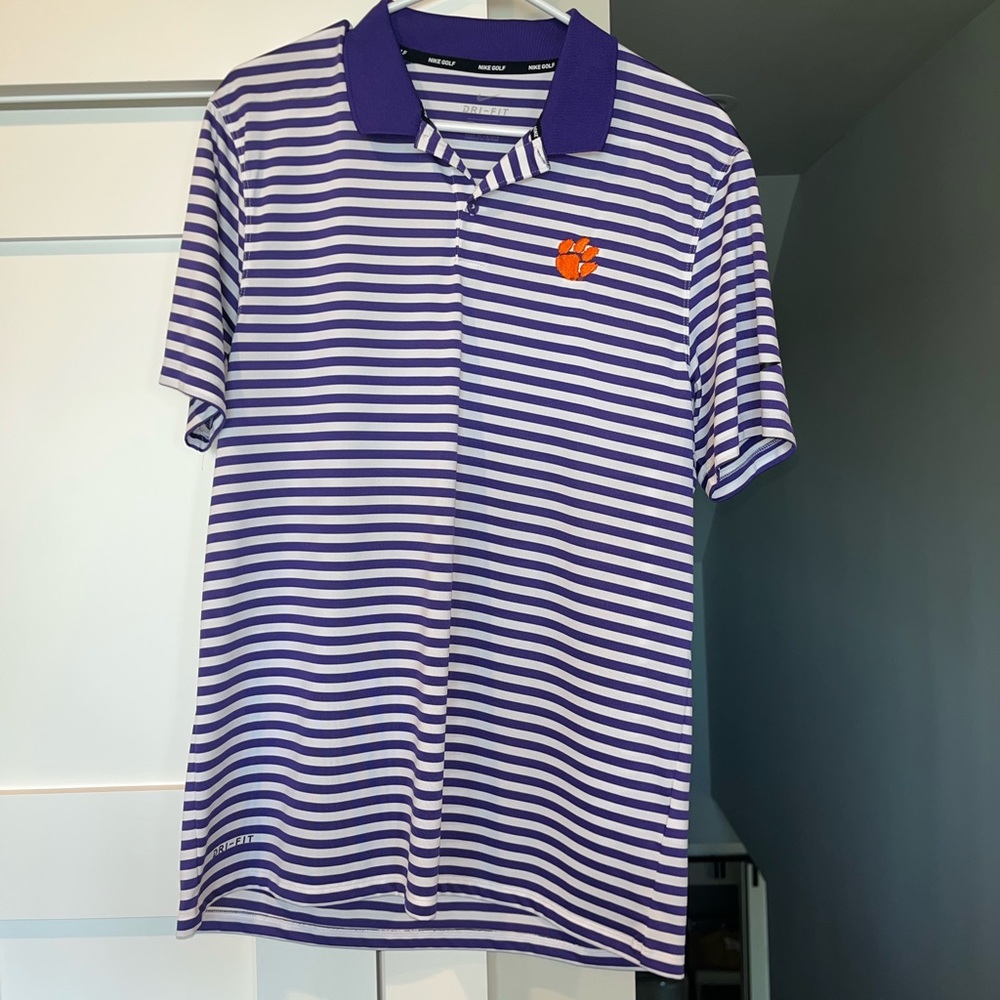 Clemson Nike Golf Dri-Fit Polo